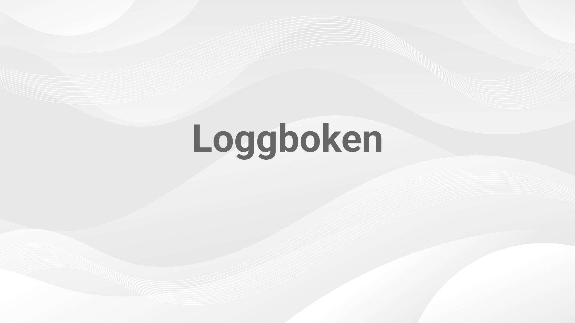 Skyddad: Loggboken